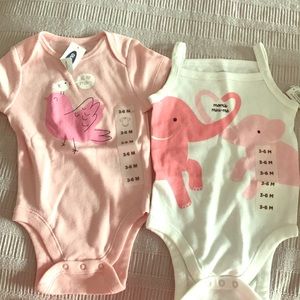 Set of 2 Old Navy bodysuits. NWT